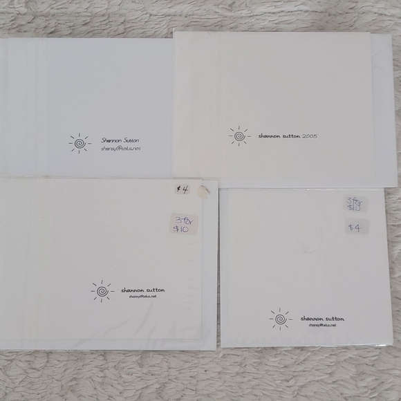 4 Shannon Sutton Beach Postcards,  7 1/2 x 6" - Picture 2 of 5